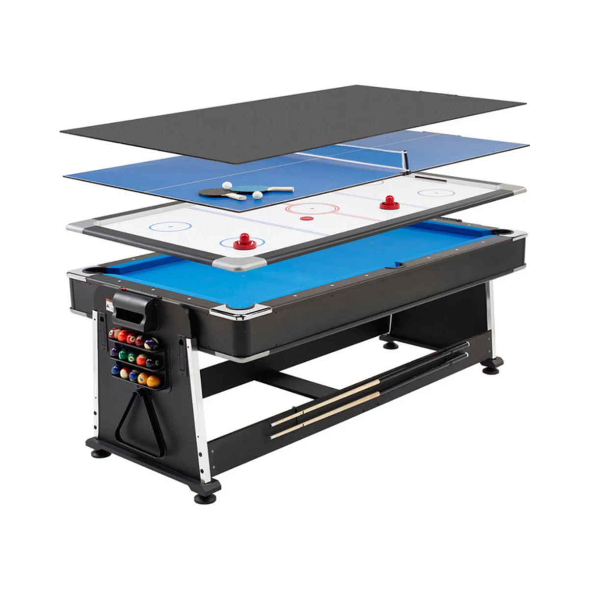 Multigame tafel 3-in-1 — 7ft